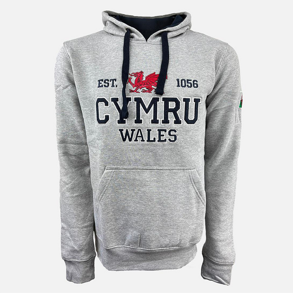 Kids Wales Cymru 1056 Hoodie | Children’s Welsh Dragon Hooded Sweatshirt with Bold Cymru Design | Soft, Warm & Durable Cotton Blend for School, Sports, Festivals & Everyday Welsh Pride