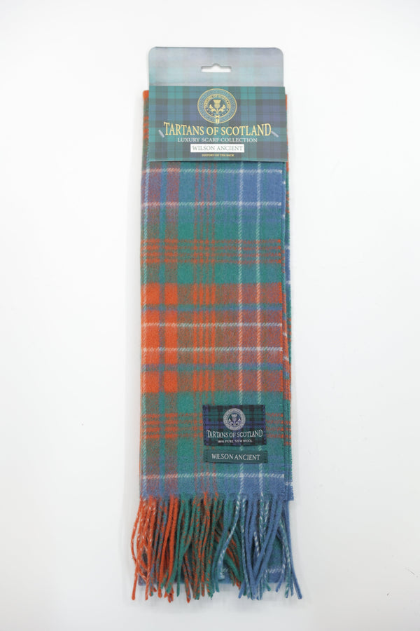 Tartans of Scotland Scarves | Traditional Scottish Tartan Patterned Scarves Celebrating Heritage & Clan Identity | Soft, Warm & Timeless Accessories for Everyday Wear, Gifting, Travel & Cultural Pride