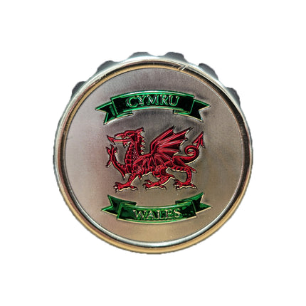 Wales Cymru Dragon Bottle Opener Magnet (Bottle Cap)