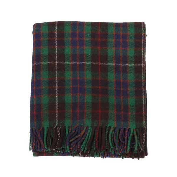 Welsh Woollens Recycled Wool Tartan Blanket Throw – Fraser Hunting | Eco-Friendly Sustainable Wool Blend | Soft, Warm & Durable for Sofa, Bed, Camping, Travel, Picnics & Heritage Welsh Gift