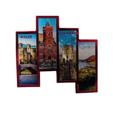 Wales Wall Canvas Foil Magnet
