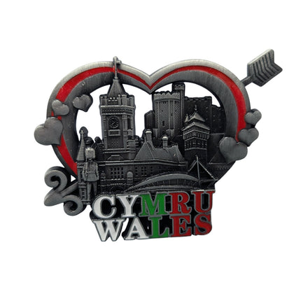 Wales Cupid Metal Magnet