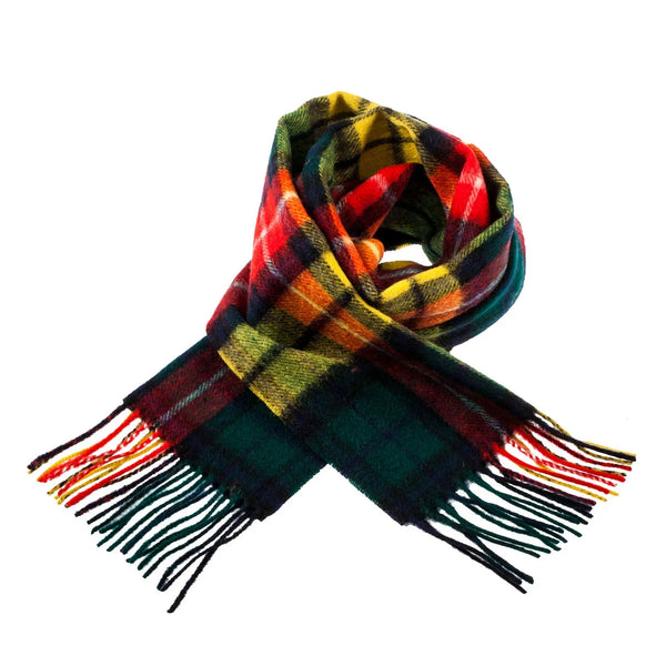 Welsh Woollens 100% Lambswool Scarf Buchanan Modern