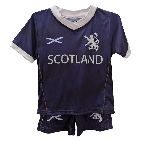 New Kids Navy Scotland Football Kit